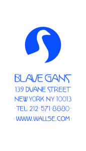 Blaue Gans Logo With Address