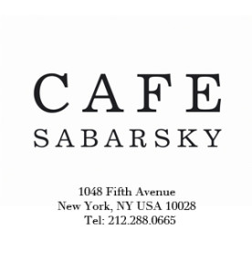 Cafe Sabarsky Logo w address